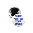 thumbnail image 2 of 25 Pack - Thank You For Your Order Blue Pinback Buttons - 1.5 Inch, 2 of 2