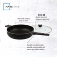 thumbnail image 3 of Mainstays Aluminum Nonstick Jumbo Aluminum Cooker Skillet, 3 of 8