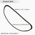 thumbnail image 4 of Correa de transmisión Unique Bargains para Harley Davidson FXST FLST 1994-1999 V-Belt No.4001808, 4 of 7