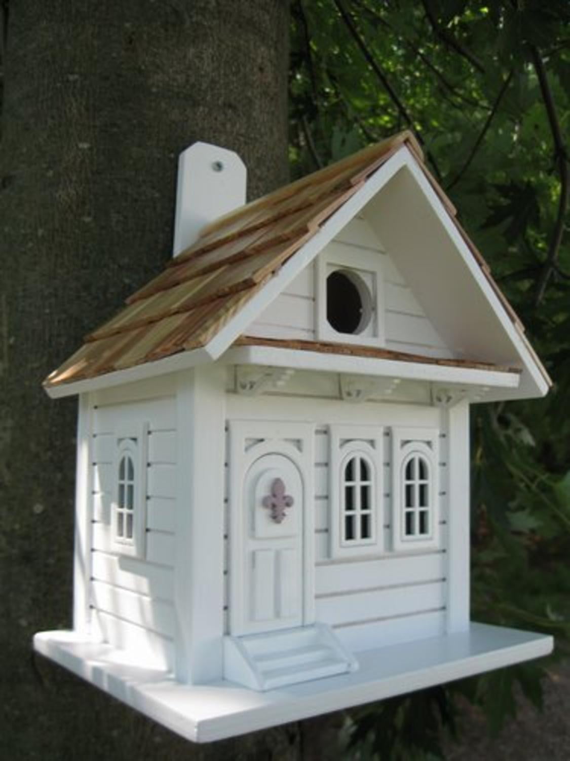 10" Fully Functional Southern Hospitality Cottage Outdoor Garden Birdhouse by CC Home Furnishings