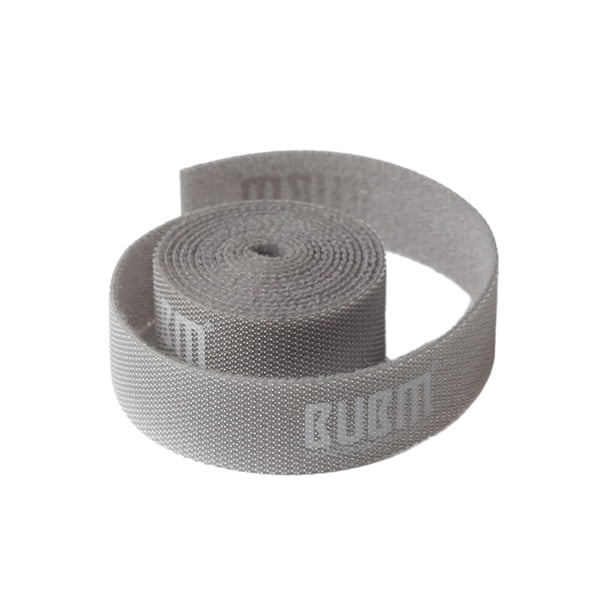 6 piezas duraderas de nailon con gancho y lazo, cinta de sujeción, cable gris Zulema Atadura de cables de alimentación de alambre