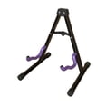 thumbnail image 1 of Soporte para guitarra perfecl trípode de Metal brazos acolchados morado, 1 of 8