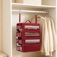 thumbnail image 4 of Ainf Portable Travel Storage Rack Hanging Travel Shelf Storage With Small Compartments Inside Suitable For Carry On Luggage Modern Style, 4 of 5