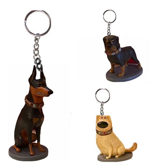 UP Alpha Beta Dug 3 PVC Key Ring Keychain Figurine Ornament Charm Figures