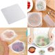 thumbnail image 5 of 4pcs / Set Reutilizable Silicone Stretch Lids Wrap Bowl Sello Cubierta Blanco Sunnimix Tapas de cubierta de envoltura de silicona transparente, 5 of 8