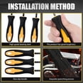 thumbnail image 3 of Chainsaw File Set 3PCS 3.2mm (1/8-Inch) Round Steel Sharpening Files with Plastic Handle for Chainsaw Chain Sharpening Maintenance and Grinding Tools, 3 of 5