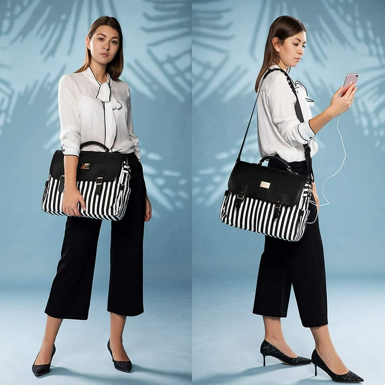 LOVEVOOK Laptop Bag for Women Large Computer Bags Cute Messenger Bag Briefcase Business Work Bags Purse 15.6inch