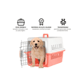 thumbnail image 3 of Jaula Transportadora Mascotas Rectangular Lab.G Rosa Blanco, 3 of 5