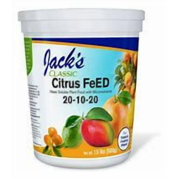 Jacks Classic Citrus FeED 20-10-20 1.5lb