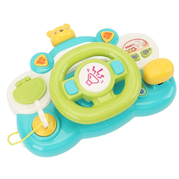 Steering Wheel Toy,Baby Interactive Learning Toy Musical Steering Wheel Toy for Toddler