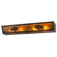 thumbnail image 2 of Meyda Tiffany 67746 Buffalo 4 Light 30" Wide Bathroom Vanity Light - Bronze, 2 of 4