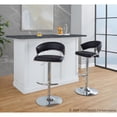 thumbnail image 6 of LumiSource Jie Adjustable Barstool - Set of 2, 6 of 11