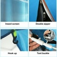 thumbnail image 4 of clleylise 2 Person Instant Pop Up Camping Tent, Outdoor Easy Set Up Automatic Family Travel Tent, Waterproof Backpacking Shelter Tent, 78 inch Blue, 4 of 9