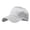 White, variant on Fgnfyis Male & Female Neutral Summer Satin Solid Baseball Caps, Unisex Hat Visors - Hats for Women White