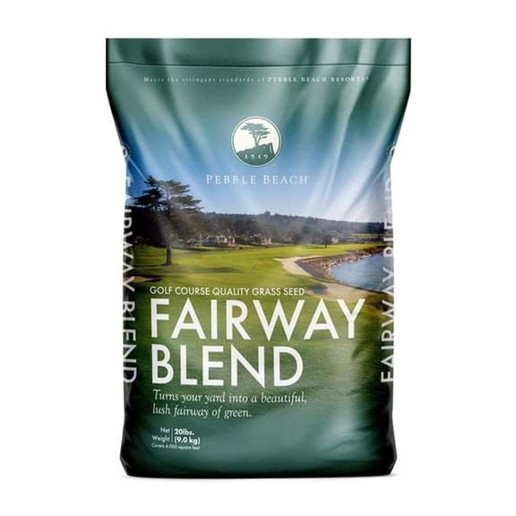 Barenbrug USA 7203789 Pebble Beach Perennial Ryegrass Partial Shade & Sun Grass Seed, 20 lbs