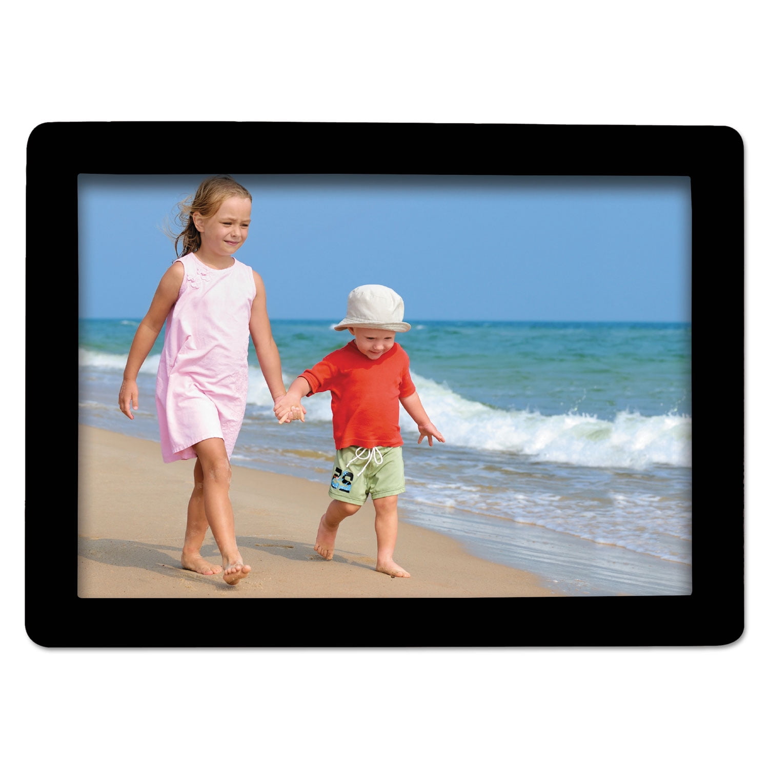 Picture Frames, Black, 4 x 6, 4/Pack