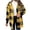 Yellow, variant on gbyLJF Women's Mid-Length Plaid Fuzzy Cardigan Open Front Cozy Fleece Jacket Fall Winter Warm Checked Coat with Hood