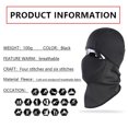 thumbnail image 3 of Gorro polar cálido para invierno, protector para todo el rostro para motocicleta eléctrica, forro para casco, protector para la cabeza, gorros impermeables a prueba de viento, 3 of 5