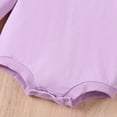 thumbnail image 6 of XIMIN Newborn Baby Boy Girl Easter Outfit Rabbit Ear Hooded Sweatshirt Romper Oversized Bubble Onesie Cute Bunny Outfit, 6 of 7