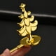 thumbnail image 3 of Colgador de calcetines de Navidad para fiestas, festivales, atmósferas, gancho para chimenea de Navidad, estante antideslizante personalizado, Kits de decoración para fiestas Copo de nieve dorado Billuyoard HA064988-05, 3 of 6