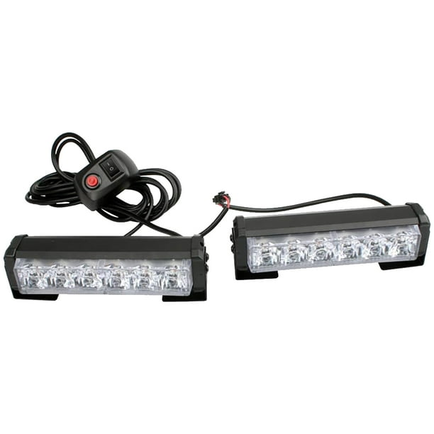 Luz de advertencia estroboscópica para coche de 6 LED IP67, luces de policía impermeables, lámpara de advertencia de baliza