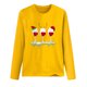thumbnail image 1 of Camisas Navideñas Para Mujer Tops de Manga Larga Casual O-Cuello Vino Sudadera Jersey Blusa Odeerbi ODB209749, 1 of 5