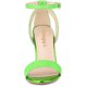 thumbnail image 2 of Sandalias Purpurina Tacón De Aguja Correa De Tobillo Para Mujer Verde 36, 2 of 6
