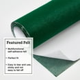 thumbnail image 4 of Dark Green Self-Adhesive Felt Fabric Sheet Sticky Jewelry Drawer Box Liner for Costume Art and Craft Making, 4 of 7