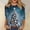 aa23_Blue, variant on Womens Blue Tops Shirts Crew Neck Christmas Tree 3/4 Sleeve Christmas Graphic Tops for Women Funny
