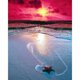 thumbnail image 2 of Cuadros Decorativos Kit de pintura DIY por número paisaje de playa puesta de sol sin marco decoración del hogar (ZS073) Likrtyny embutido en tela, 2 of 9
