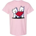 thumbnail image 3 of Inktastic Valentine Westie Duo T-Shirt, 3 of 5
