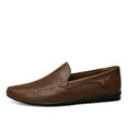 thumbnail image 4 of Spring Summer New Men's Casual Hollow Loafers Slip On Breathable Leather Flats Boat Shoes Driving Shoes Moccasins Comfort Walking Shoes, 4 of 9