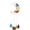 A, variant on Dusknt Rainbow Maker, Window Hanging Decor, Wind Chime, Amethyst Moon Stone Wind Chime Rainbow Maker Suncatcher Good Luck Hanging Ornament for Home Garden Decor