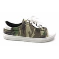 thumbnail image 2 of Forever Young Women's Camouflage With Solid White Tipping Lace up Sneakers, 2 of 5