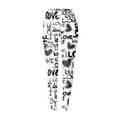 thumbnail image 3 of Tosmy Women's Leggings Valentine's Day Womens Casual Pants Heart Print Sports Leggings Soft, 3 of 3