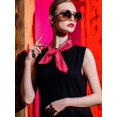thumbnail image 6 of Chiffon Scarf Square Neck Scarf Handkerchief Retro Satin Ribbon Scarf for Women, 6 of 14