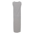 thumbnail image 5 of Sngxgn Women Full Slip Under Dresses Sleeveless Adjustable Spaghetti Strap Dress(Grey,L), 5 of 5