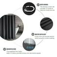 thumbnail image 4 of NEWEEN Shower Curtain 72 x 72 Polyester Waterproof Heavy Duty Shower Curtain Liner with Magnetic Weights Machine Washable, 4 of 10