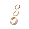 thumbnail image 4 of 3 unids All-Match Anillos de dedo Dedo Premium Anillo Decorativo Joyería de Dedo Simple, 4 of 5