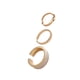 thumbnail image 4 of 3 unids All-Match Anillos de dedo Dedo Premium Anillo Decorativo Joyería de Dedo Simple, 4 of 5