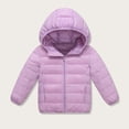 thumbnail image 2 of FAIWAD Kids Lightweight Puffer Jacket Zip up Quilted Jacket with Hood Fall Winter Coat for Boys Girls, 2 of 9