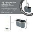 thumbnail image 3 of Simplify Microfiber Self Wringing Mop & Bucket Set, 3 of 7