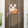 thumbnail image 4 of YgkuHd Easter Cute Rabbits Paper Door Hanging Party Scene Decoration Pendant Supplies Decoration Behind The Main Entrance Window Decoration, 4 of 6