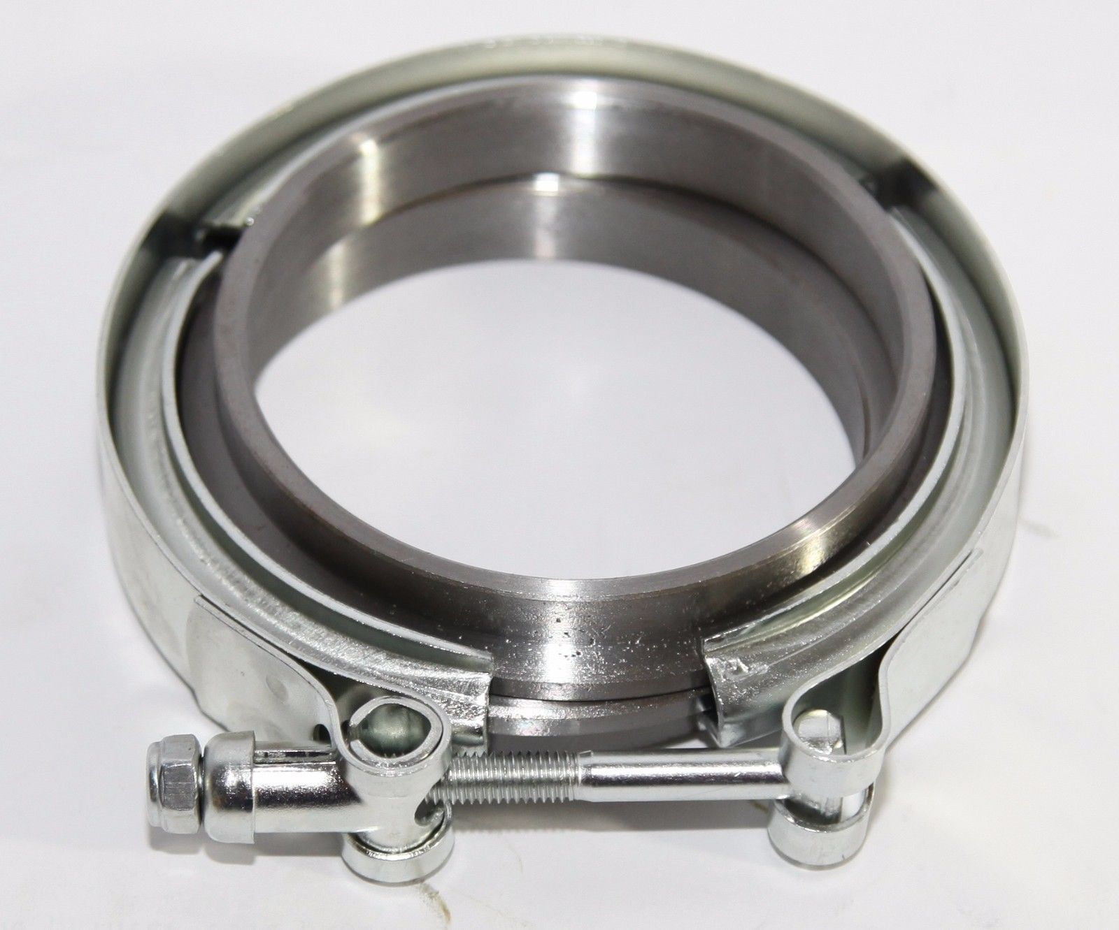 Mild Steel 3" I.D. Vband Flanges&Clamp Kit Turbo Header Downpipe