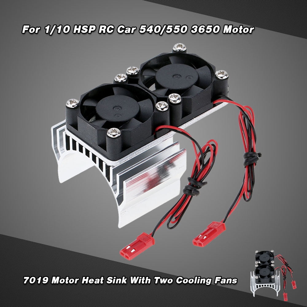 1:10 HSP RC Car 540 550 3650 Size Motor Heatsink Cover Cooling Fan RC Parts Fad 