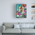 thumbnail image 2 of Canvas Wall Art - David Galchutt 'The Asiatic Garden' Wall Art for Living Room, Bedroom, or Office Décor by Trademark Fine Art - 14 x 19 Inches, 2 of 4