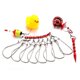 thumbnail image 2 of Juego de 7 unidsset de hebilla de cierre de pesca de Ehuebsd Metal con carrete de pesca herramientas de aparejos de pesca para pescador accesorios de pescador, 2 of 8