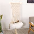 thumbnail image 4 of Macrame Cat Hammock Hanging Woven Cat Bed Macrame Wall Decoration, 4 of 8