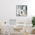 thumbnail image 3 of Stupell Industries Modern Bauhaus Blue Curves Gray Framed Giclee Art, 17 x 17, by Annabelle Hall, 3 of 8