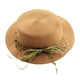 thumbnail image 1 of Sombrero de paja de ratán para niños con circunferencia de 52-54 cm, sombrero de verano, parasol para exteriores, sombrero de playa, protector solar, sombrero de copa plana, sombrero para, 1 of 5